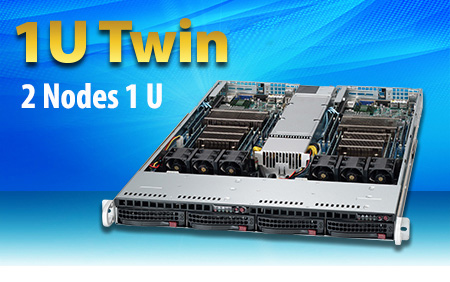 Supermicro 2 In 1 Servers | 1U Twin SuperServers